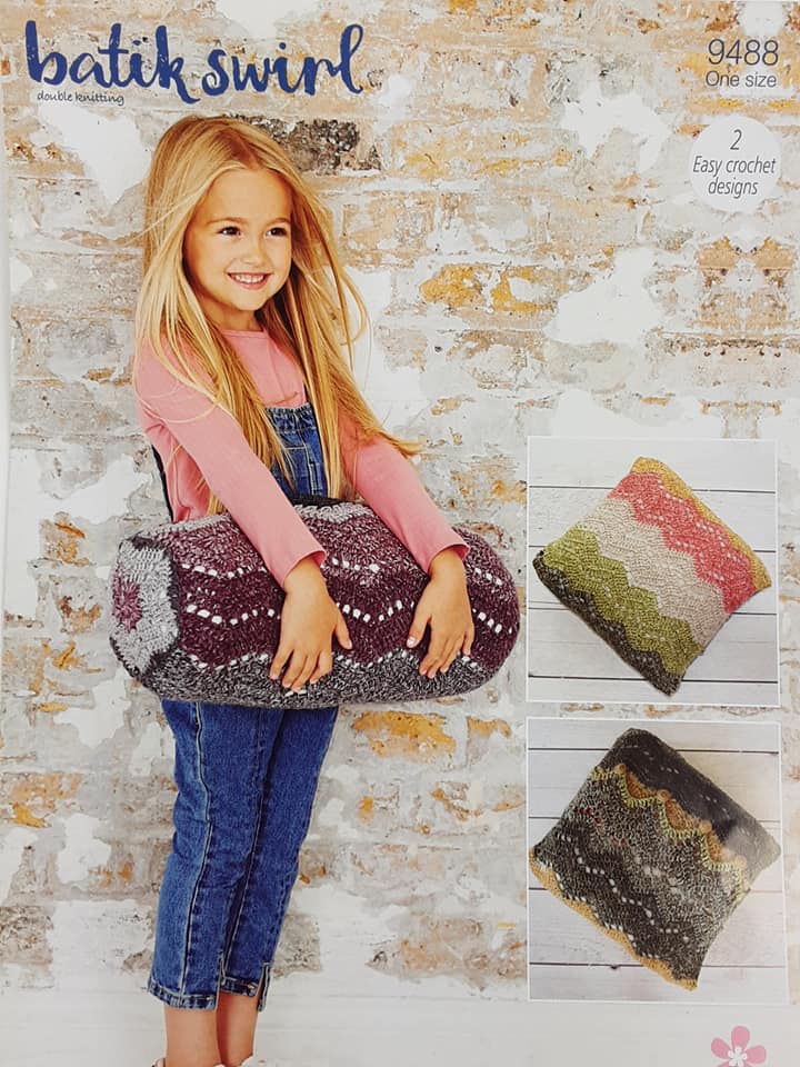 Batik Swirl Pattern ,Bolster & Cushion