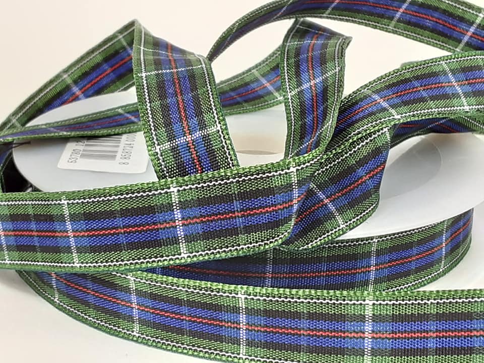 12mm Tartan Ribbon