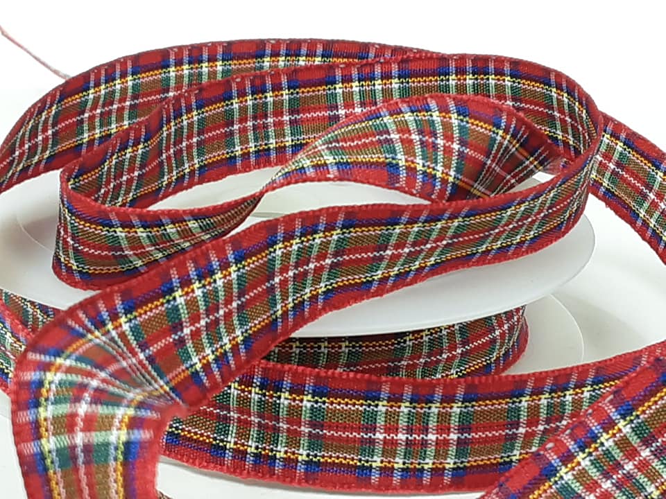 12mm Tartan Ribbon