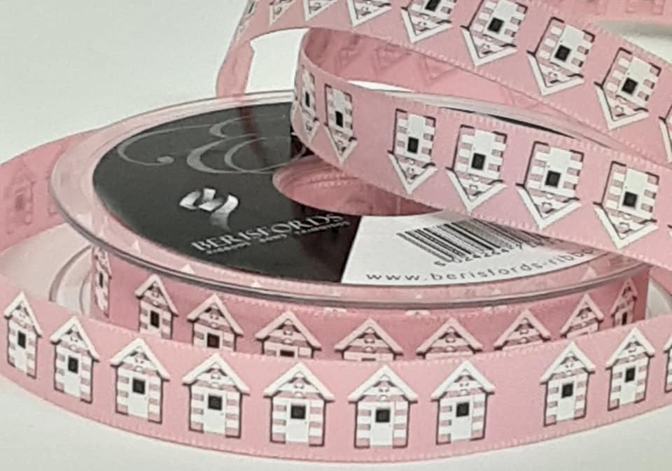 15mm Beach Hut Ribbon
