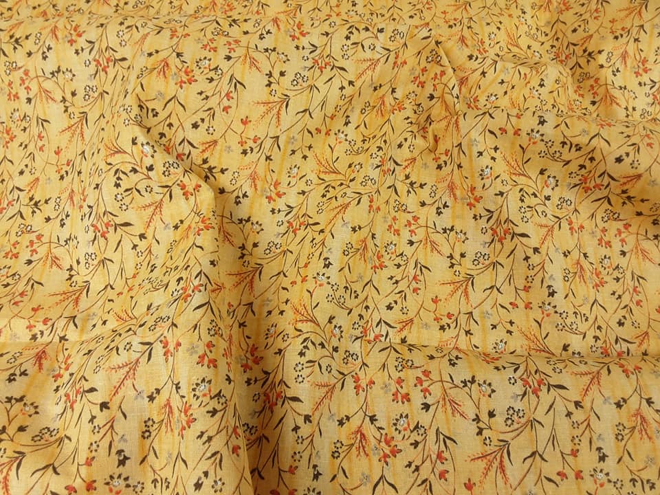 Yellow & Orange Flower Pattern