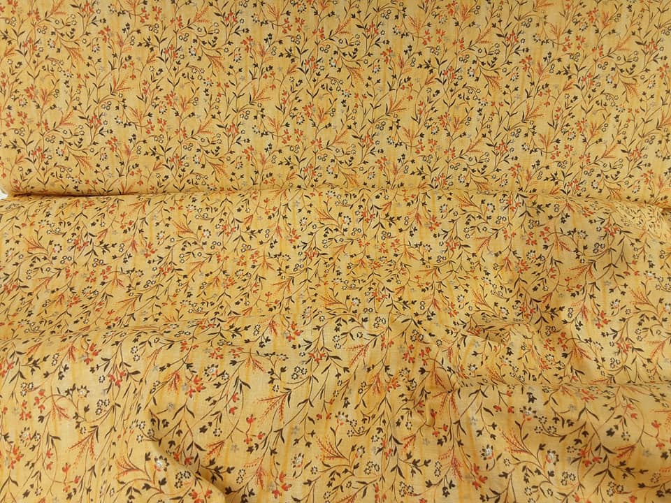 Yellow & Orange Flower Pattern