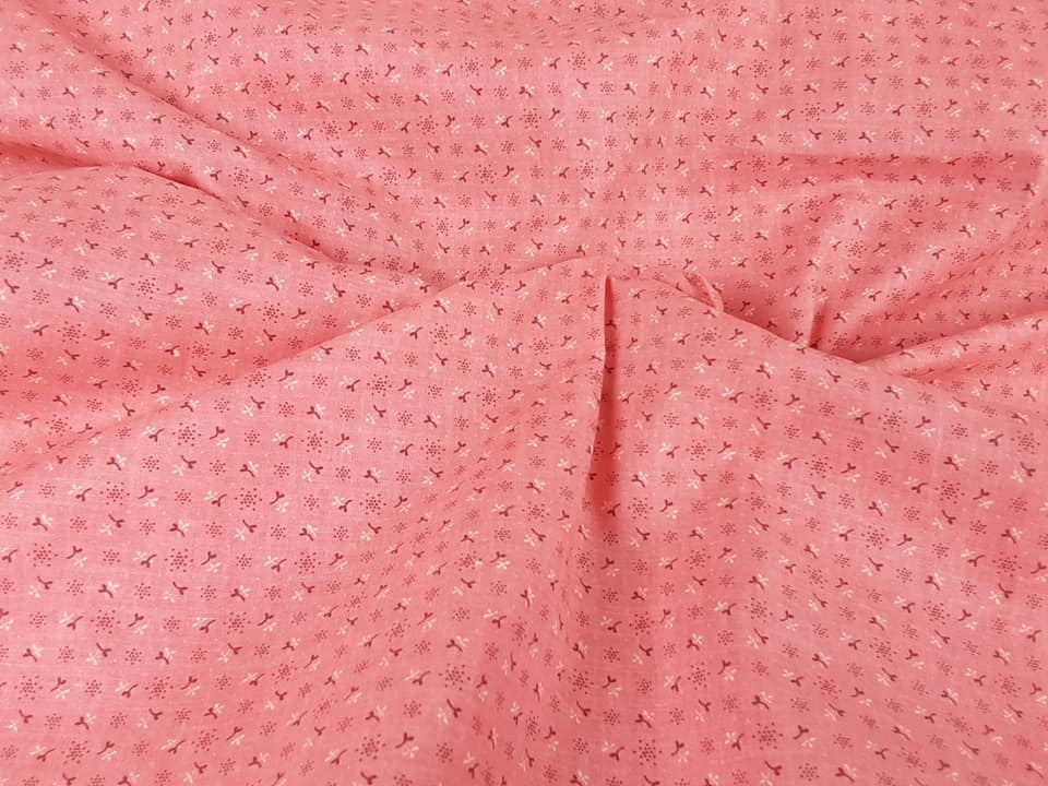 Brown & White Pattern on Pink