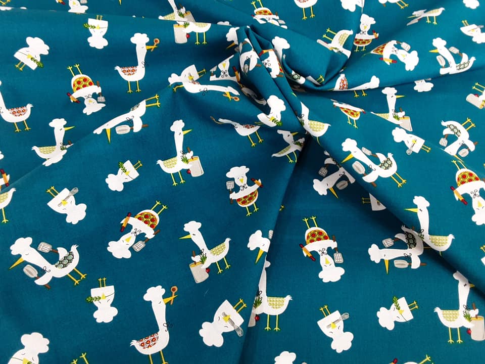 Polycotton Chef Ducks