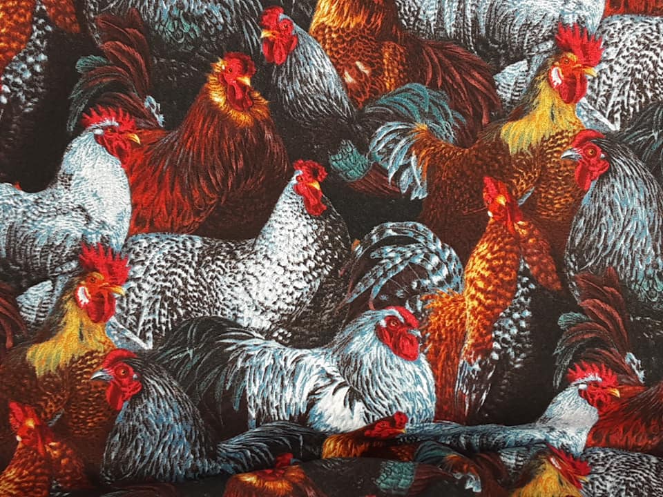 Realistic Chickens Cotton