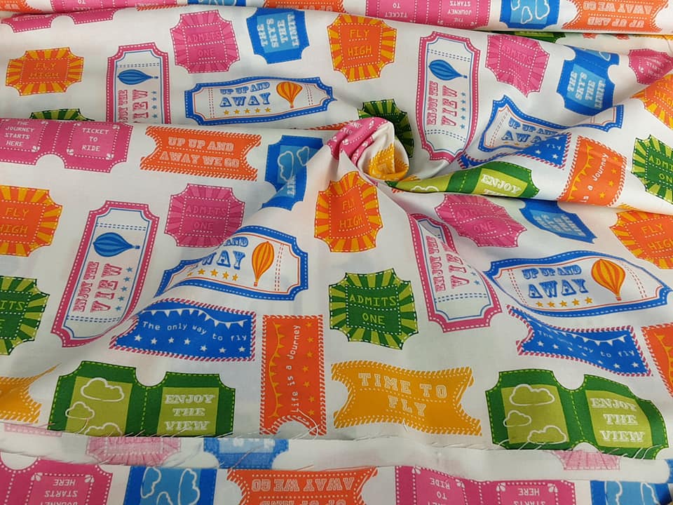 Ticket to Ride- Cotton Prints