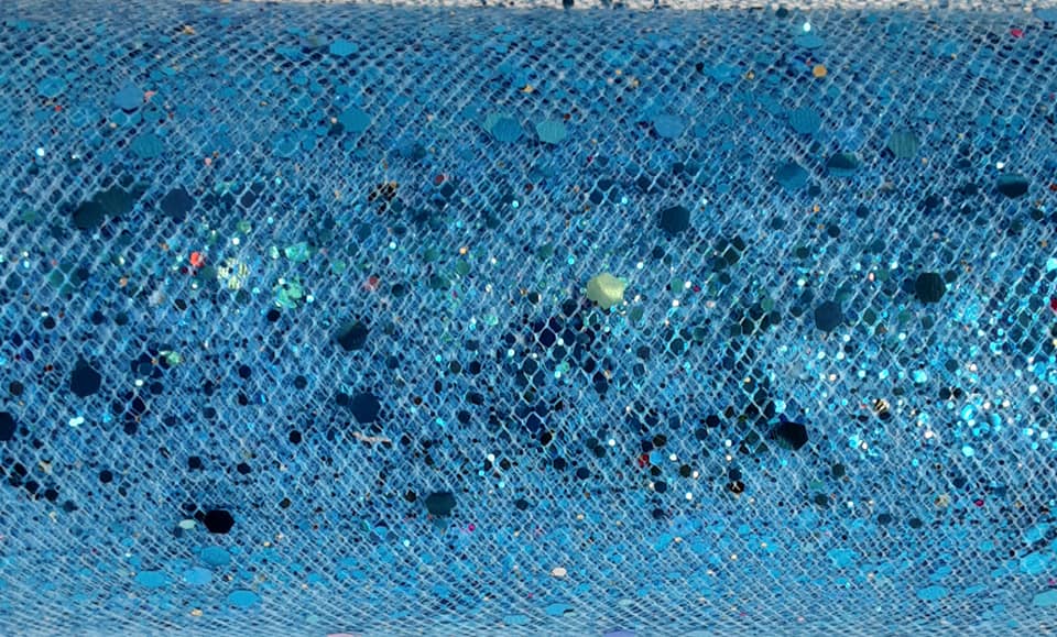 Glitter Dot Organza Fabric