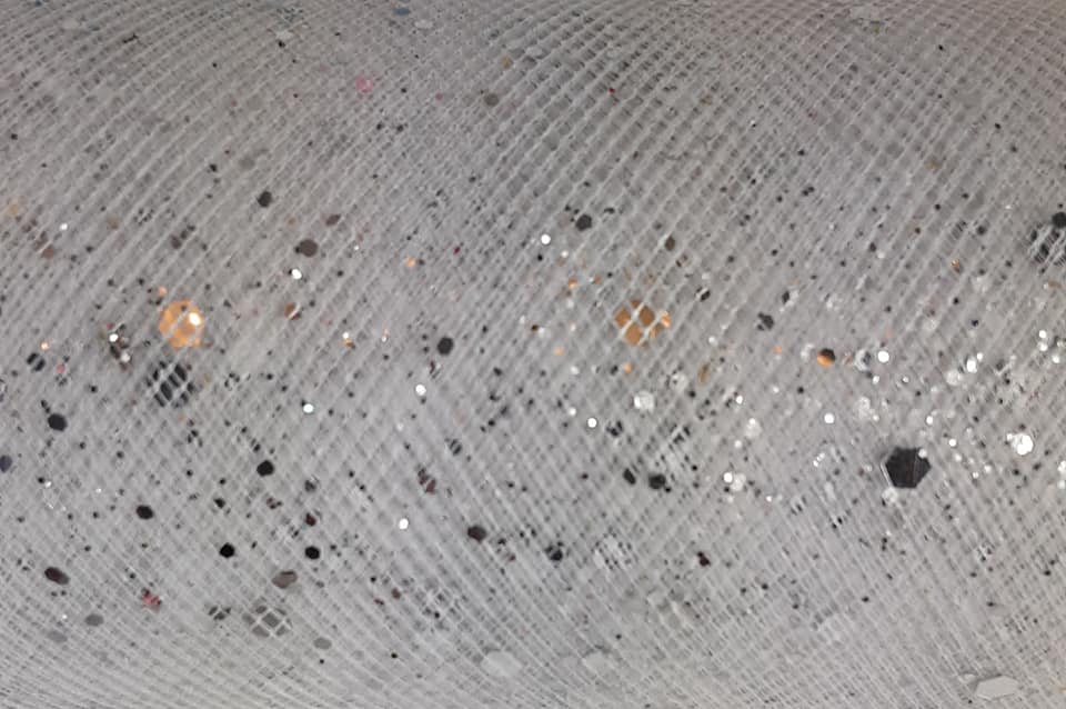 Glitter Dot Organza Fabric