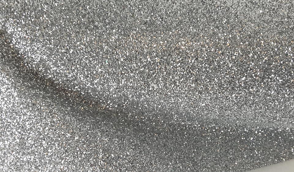 Fabric Roll: 2m x 40cm: Sparkle: Silver