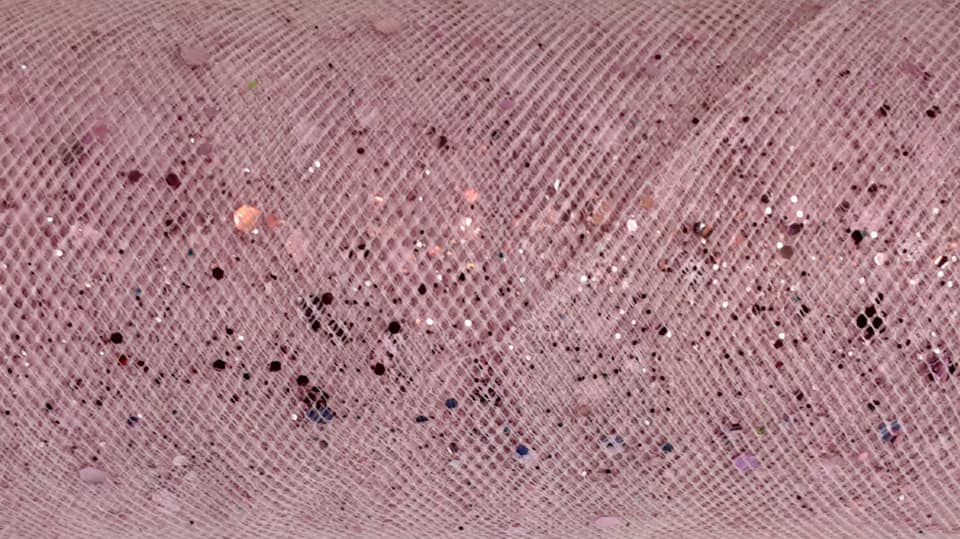 Glitter Dot Organza Fabric