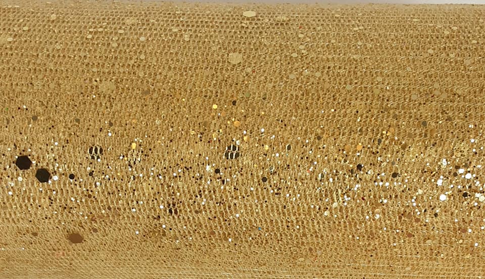 Glitter Dot Organza Fabric
