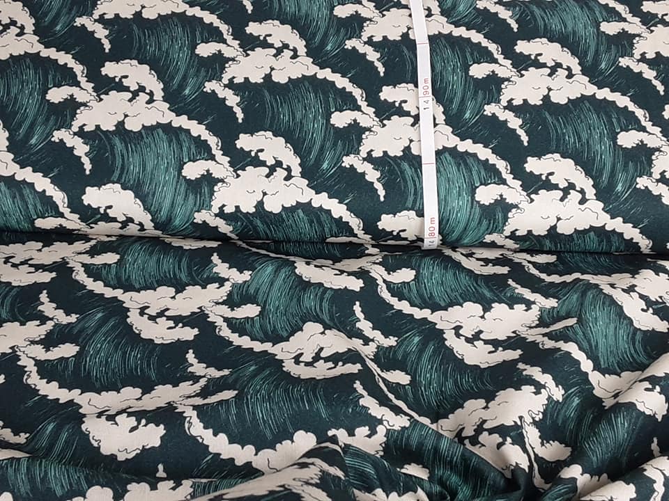Little Johnny - Crashing Waves Digital Cotton