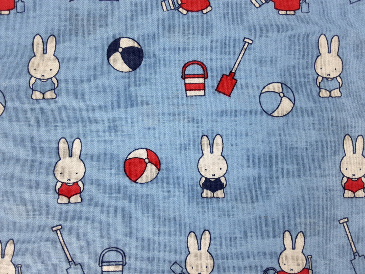 Miffy- Holiday, cotton prints/ Beach