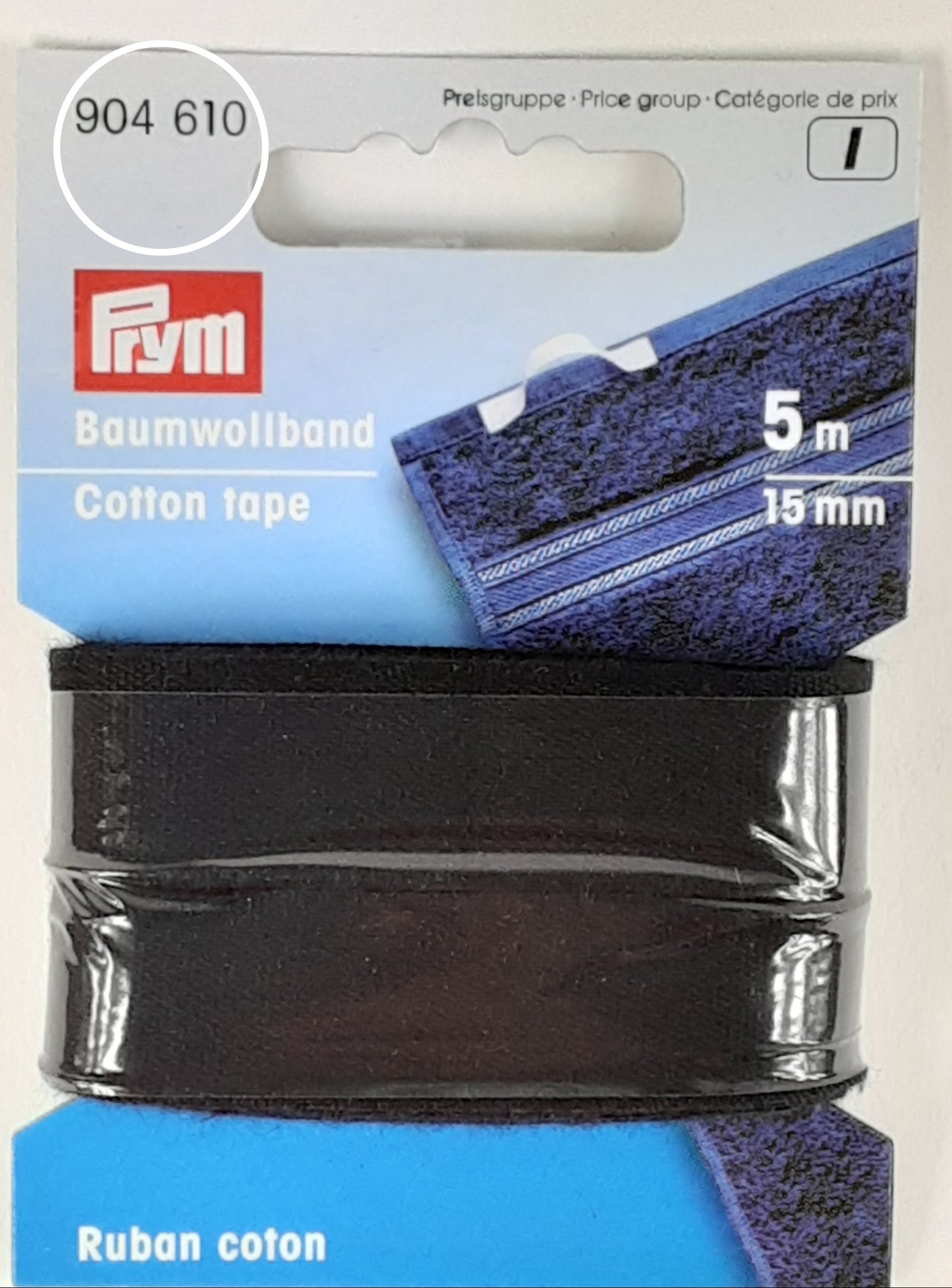 Prym 15mm Tap Cotton , 5m