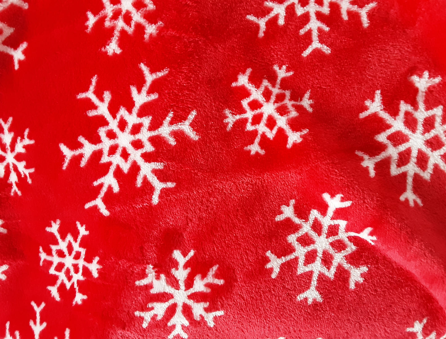 Christmas Snowflake Cuddle Fleece