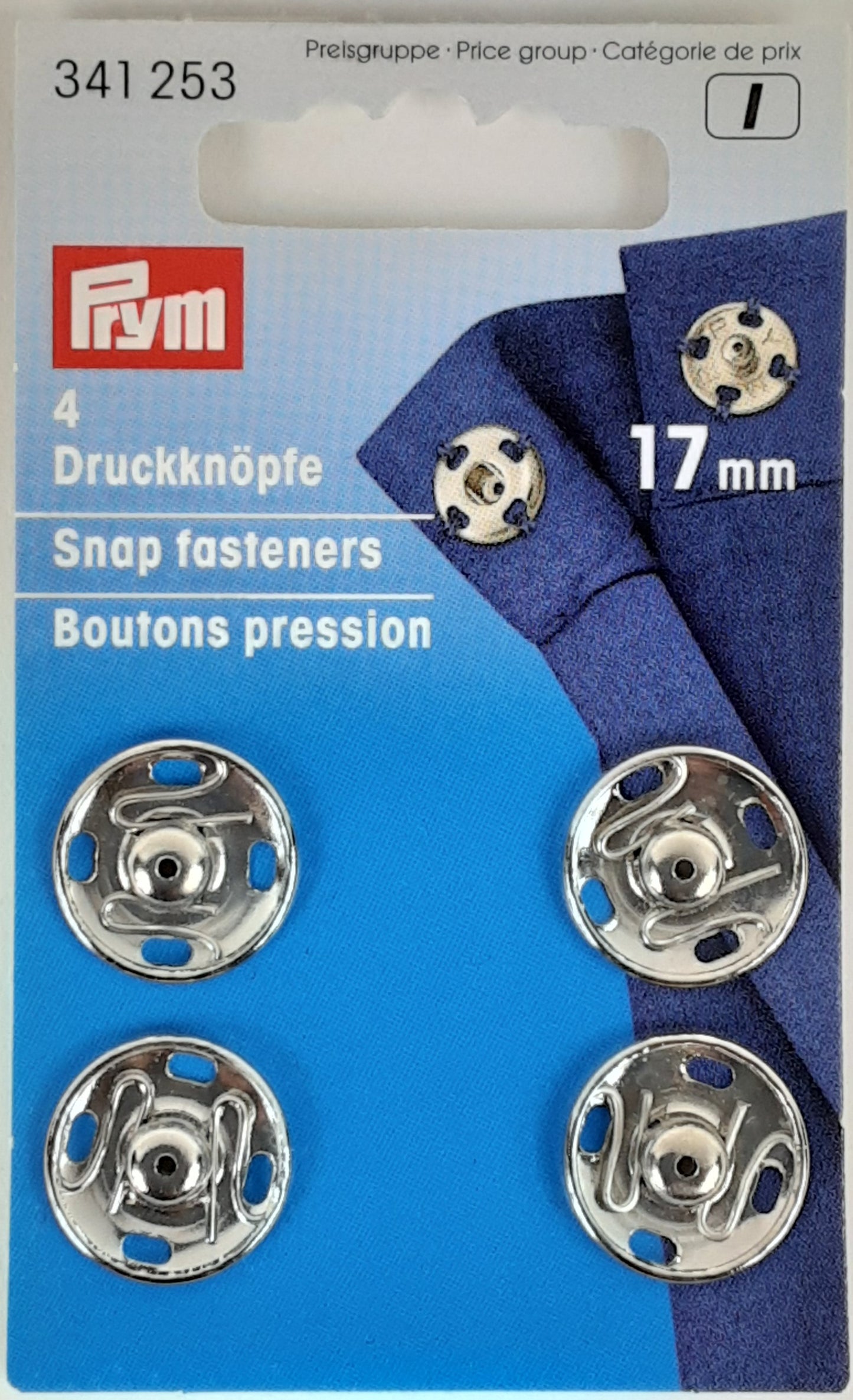 Prym Snap Fasteners 17mm