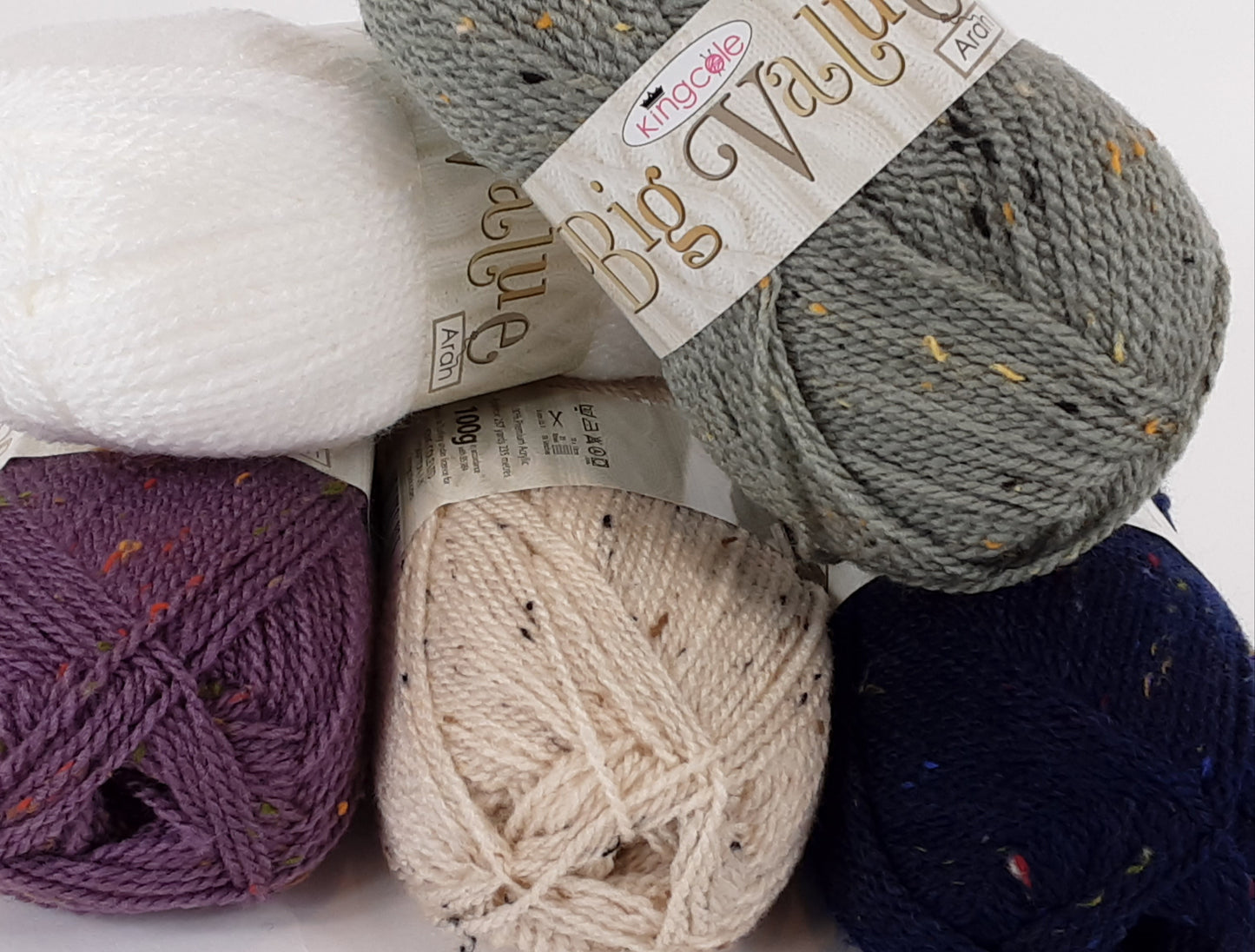Big Value Aran 100g / Amethyst