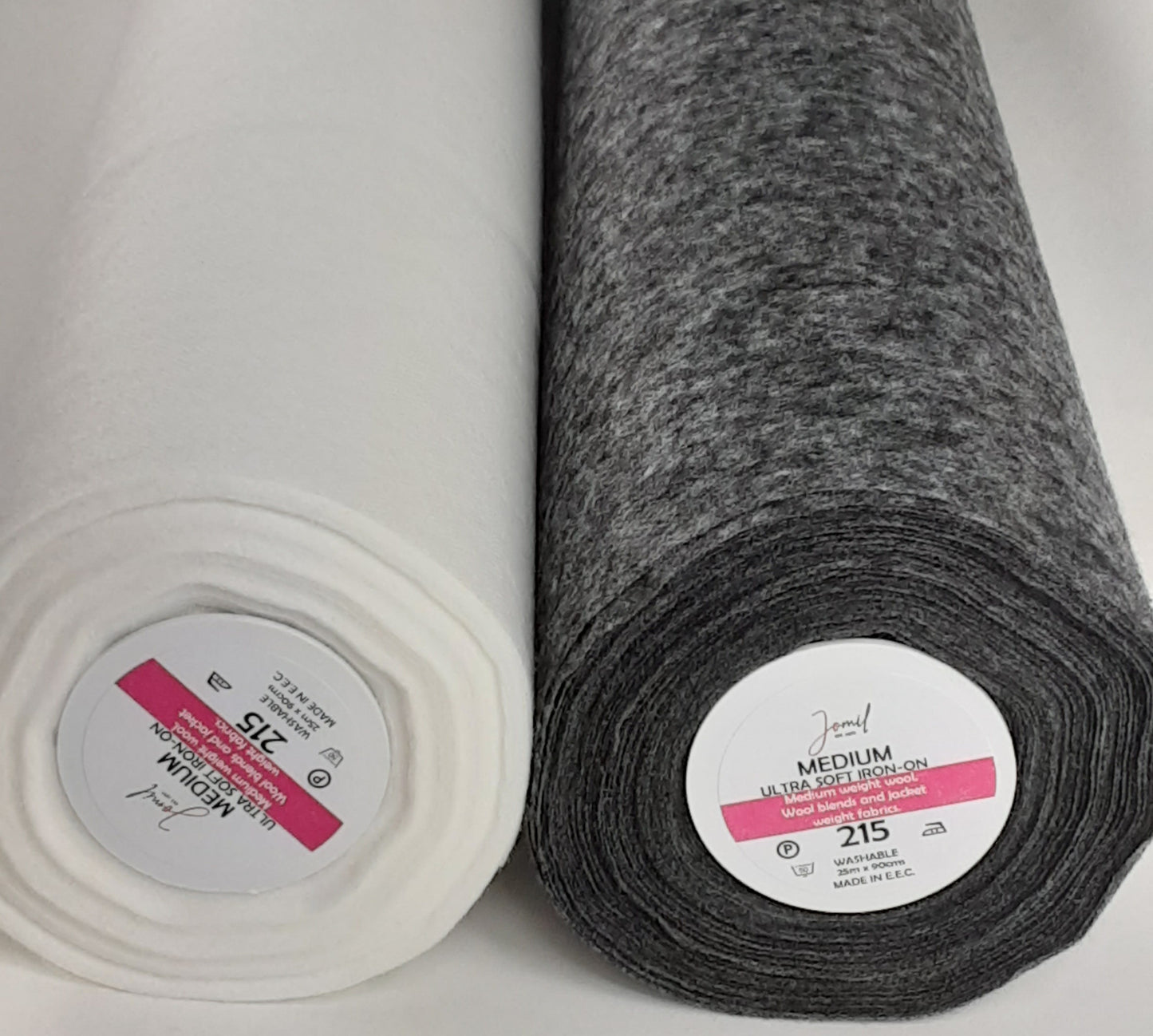 Ultrasoft Medium iron on, washable & dry cleanable interlining