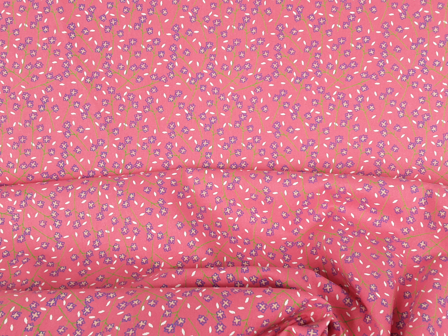 CUTE FLORALS – COTTON PRINT- RED