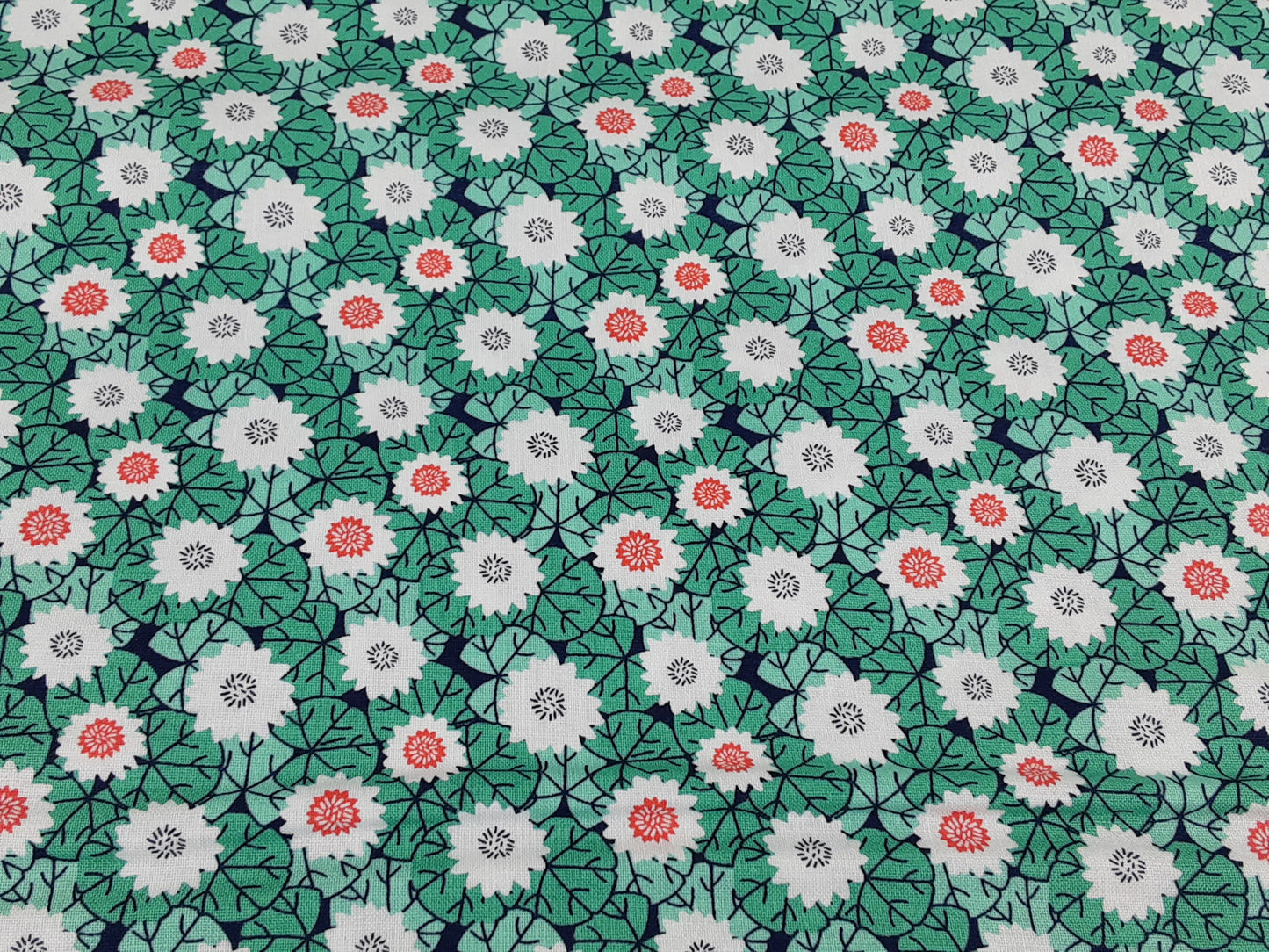 Kyoto Lily Pads- Cotton Print