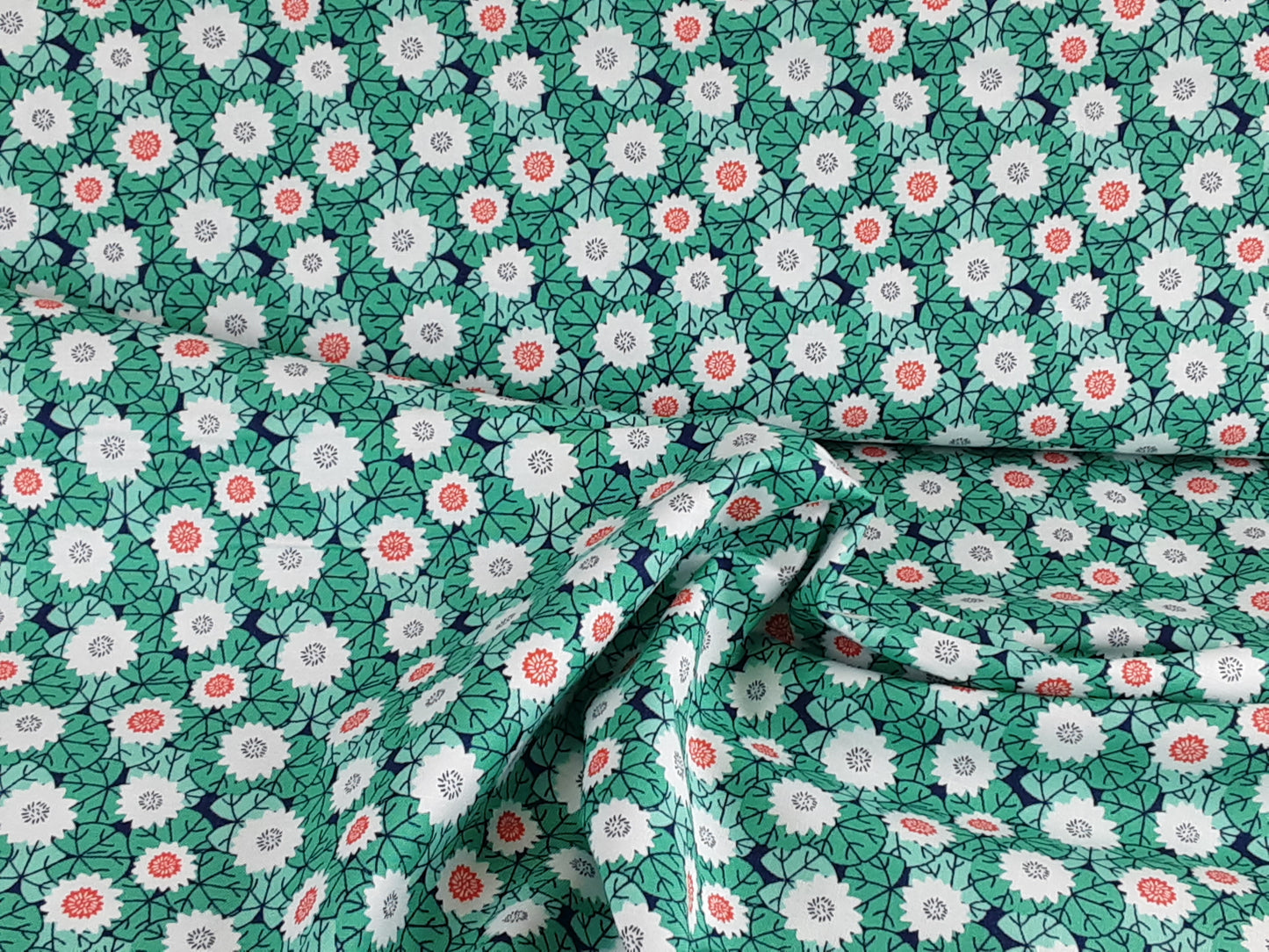 Kyoto Lily Pads- Cotton Print