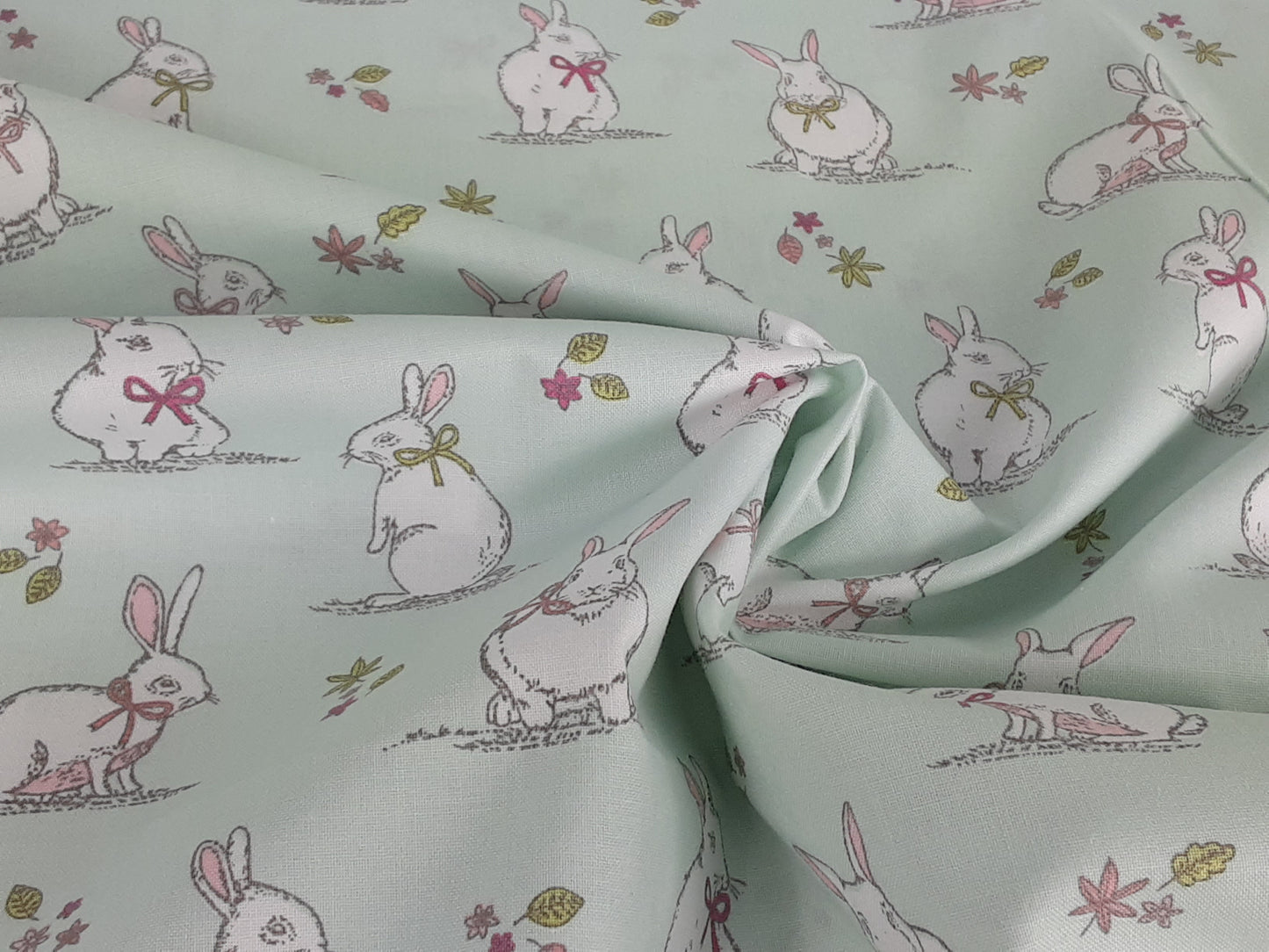 Woodland Bunnies - Cotton Print
