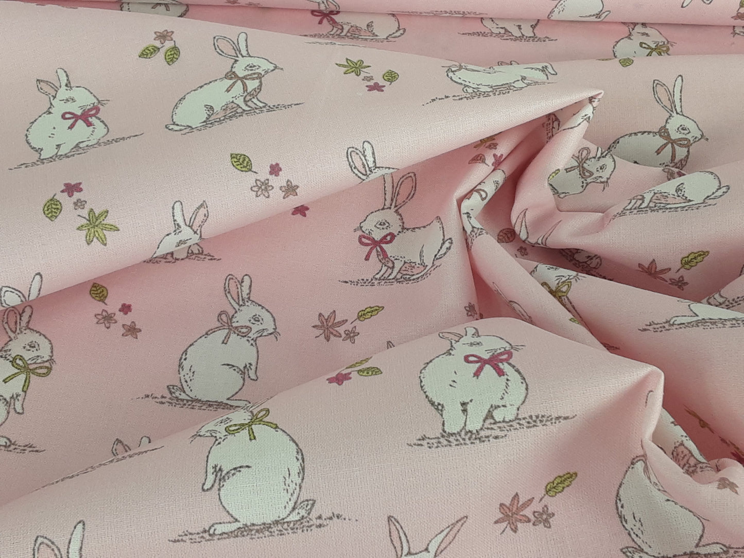 Woodland Bunnies - Cotton Print