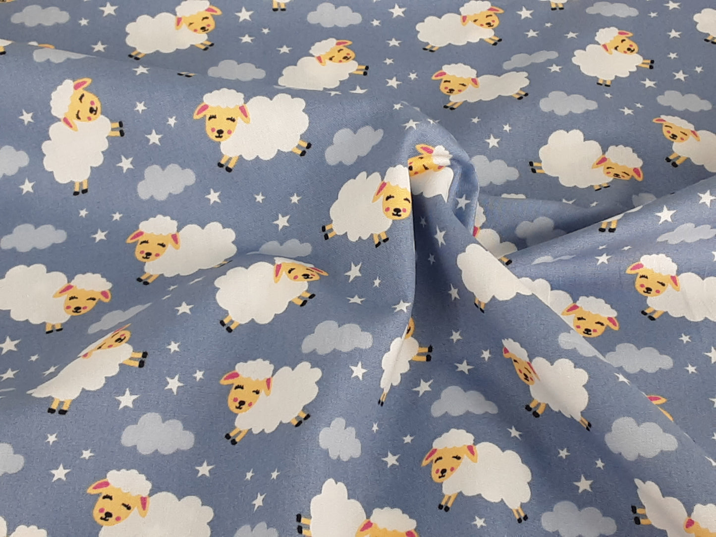 Dolly- Cotton Print- Grey