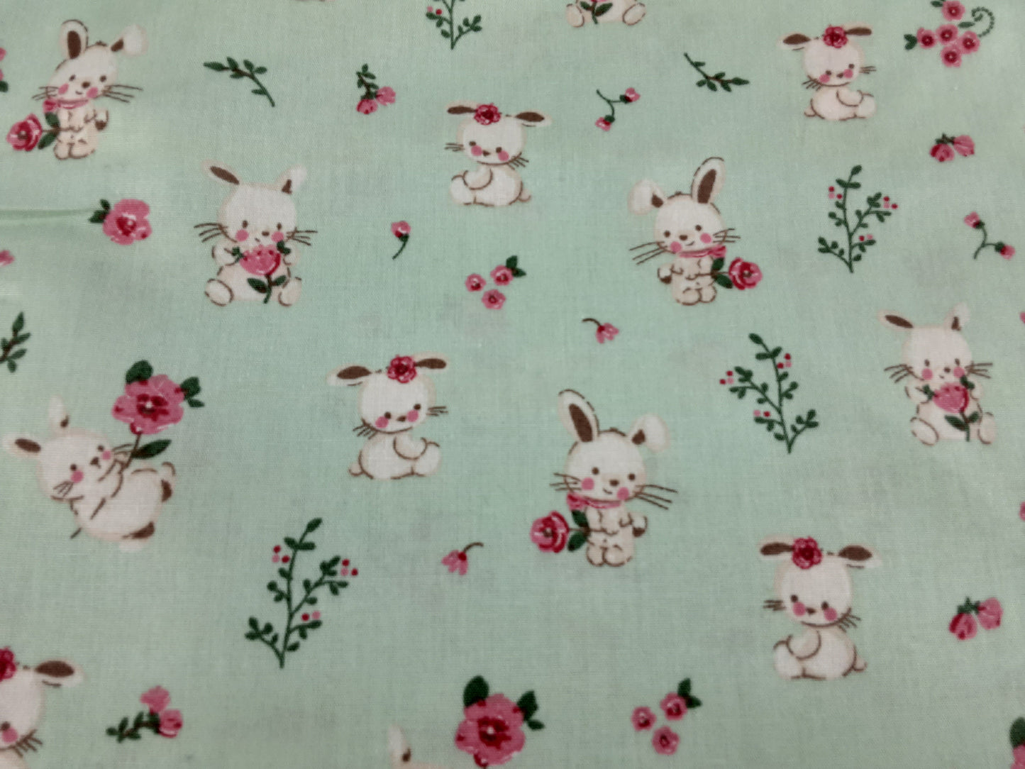 Organic Sweet Bunny Organic Cotton Poplin