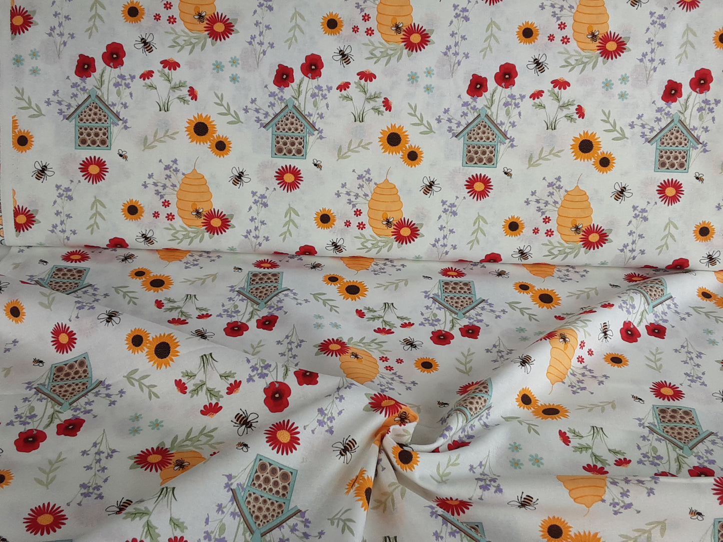 In The Garden – Cotton Prints- Bee House
