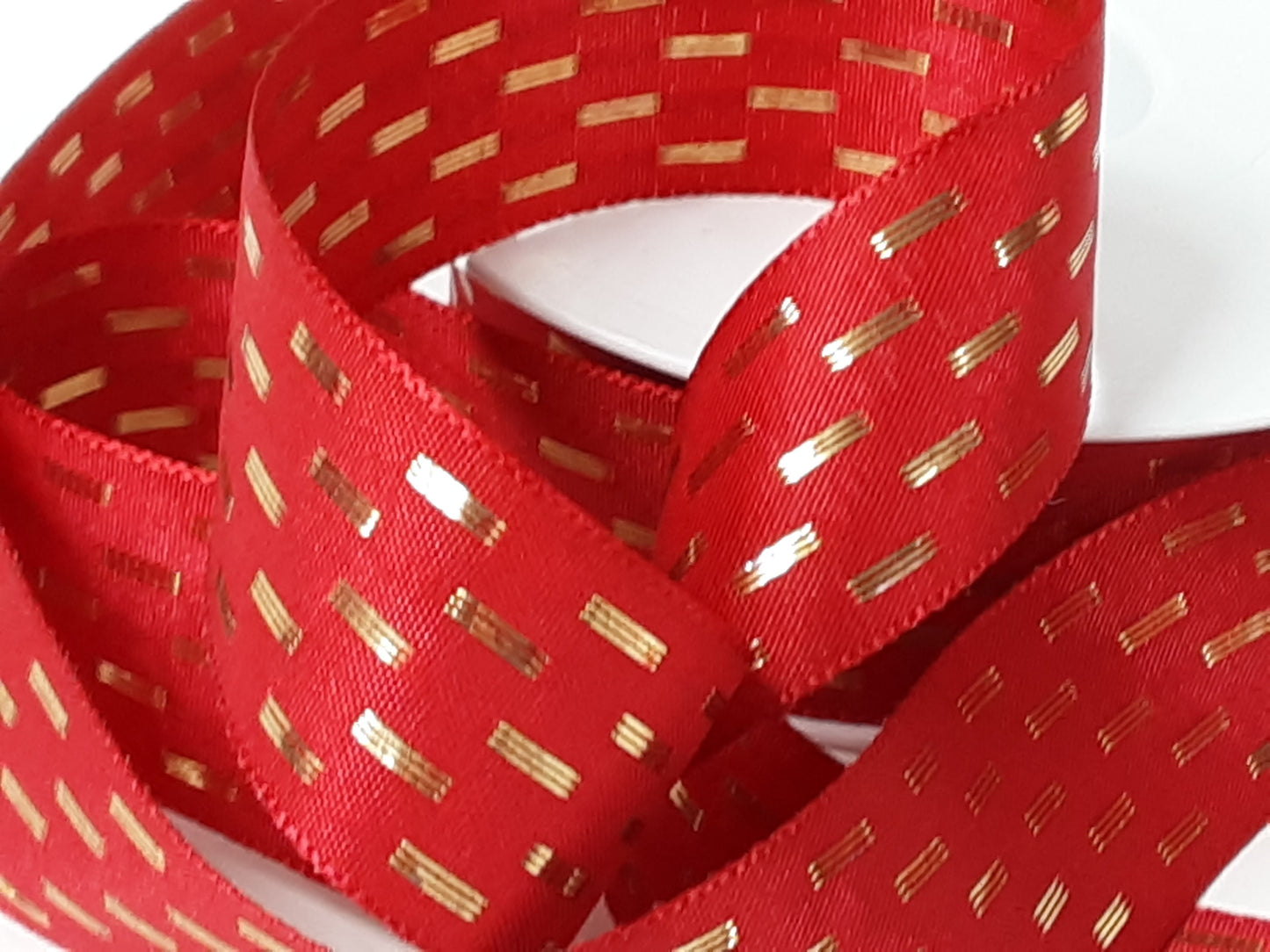 Shimmer Stitch: 25mm: Red