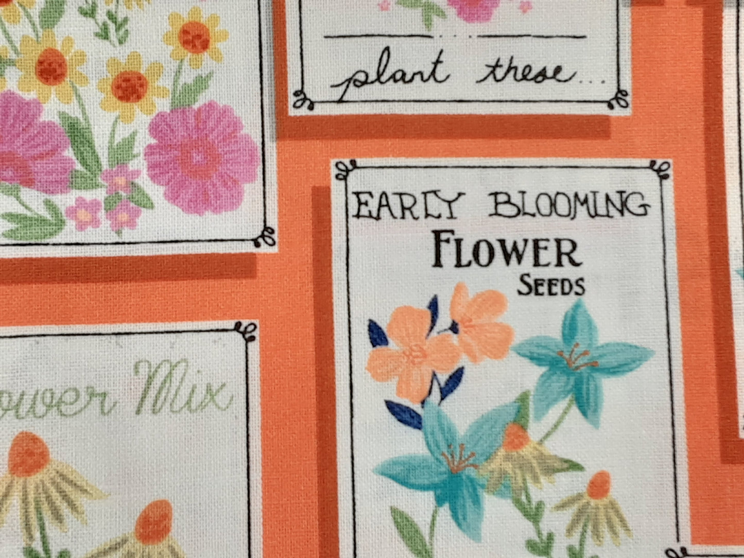 Grow Where You Are Planted – Fat Quarters