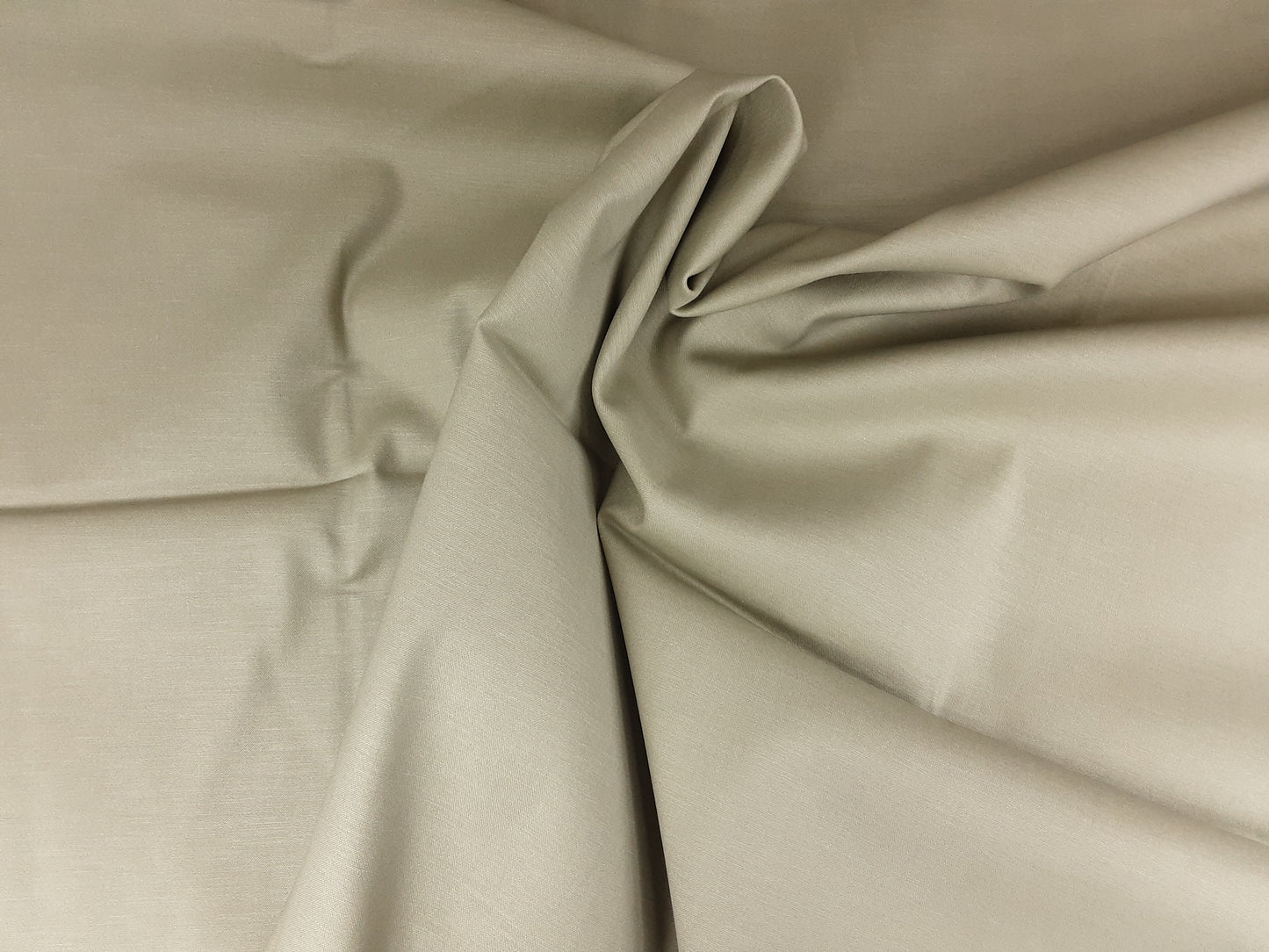 Rio Olive Stretch Cotton Sateen Fabric