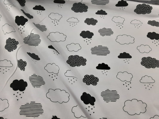 Clouds – Cotton Spandex Jersey