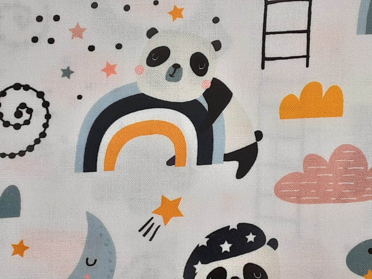 Panda series Fat Quarter 5 Pieces