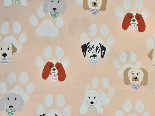 Dog In Neckerchiefs - Cotton Prints