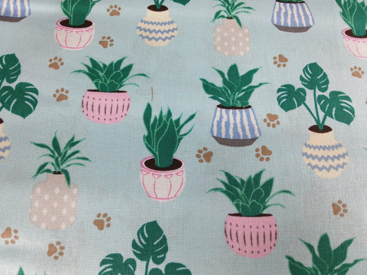 Plants & Paws – Curious Cats – Cotton Prints