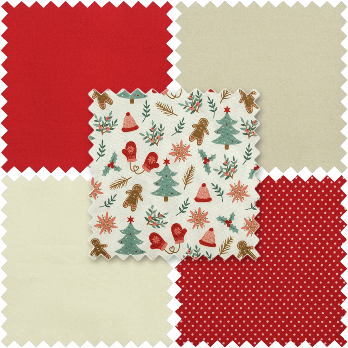 Fat Quarter Pack: Gingerbread: