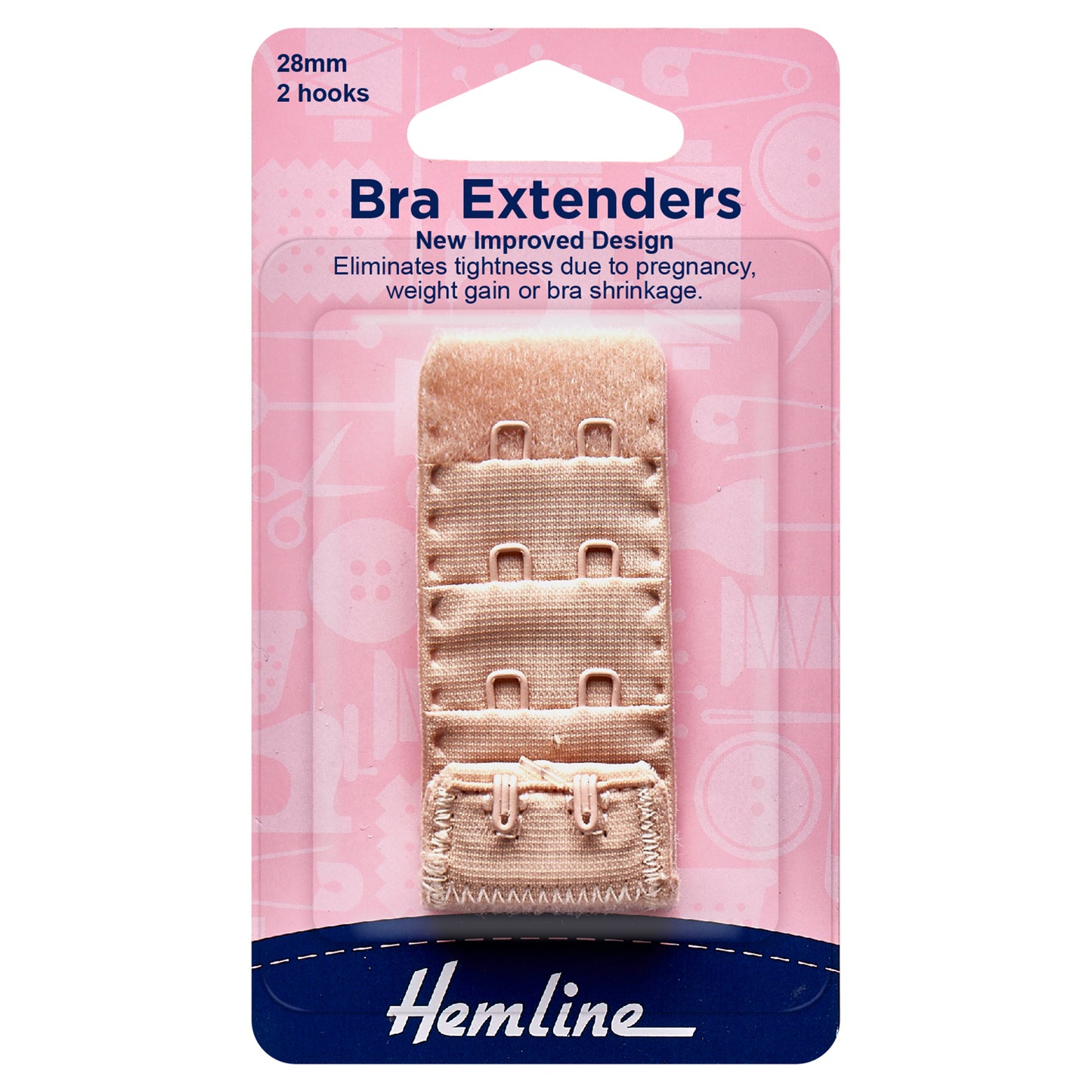 Bra Extenders: 28mm: Nude