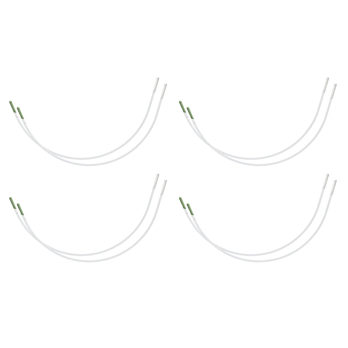 Bra Wires: 4 Pairs: 25.5cm: White