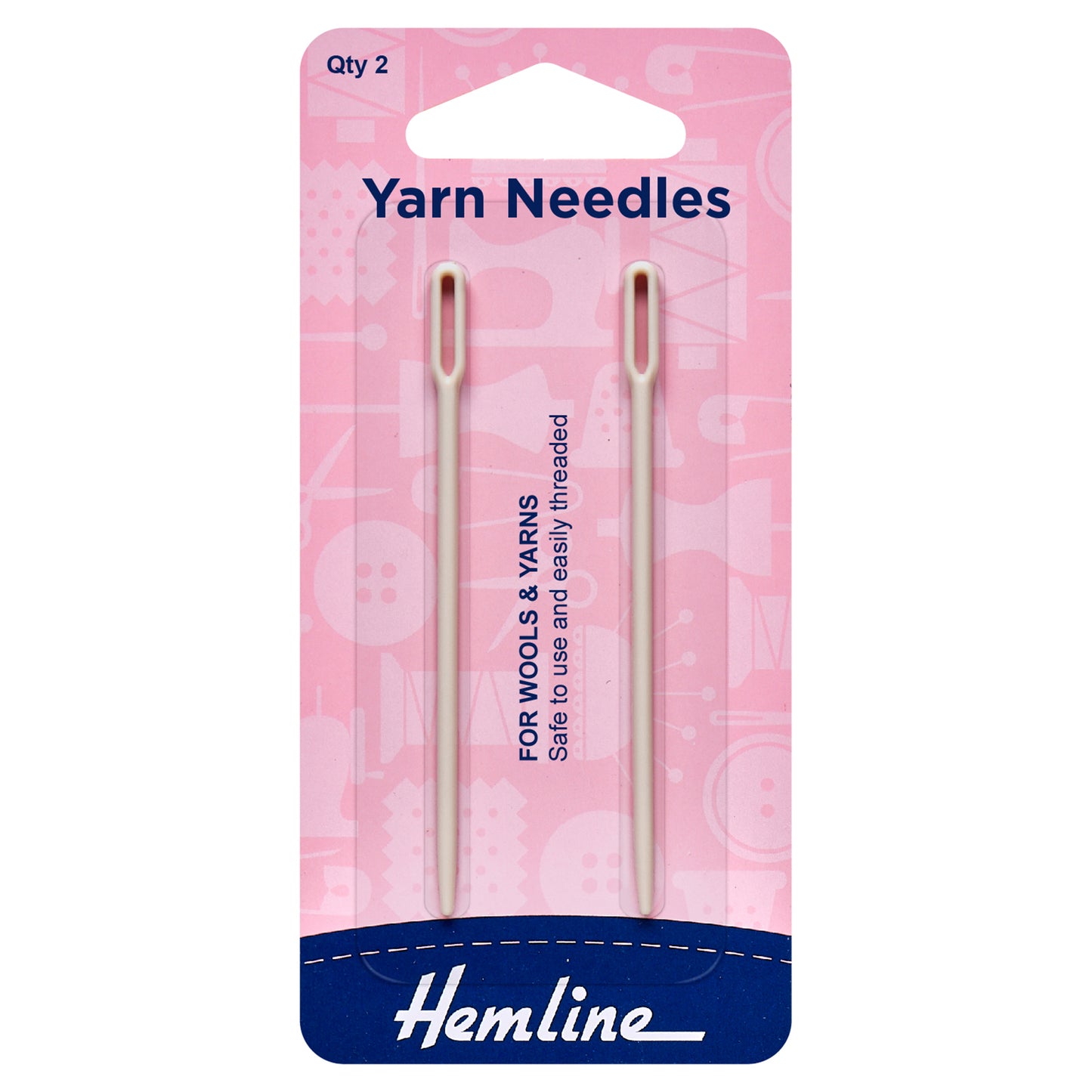 Wool & Yarn Needles,Plastic: 2pcs