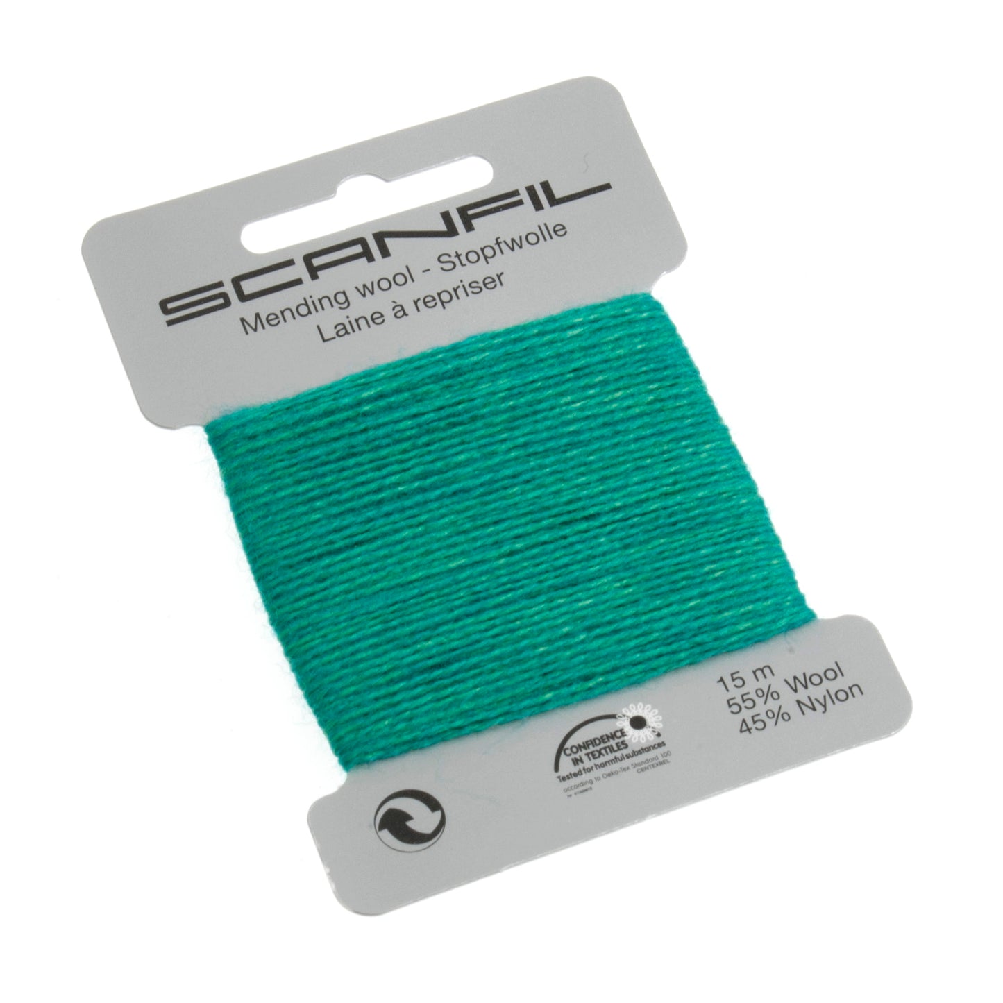 Mending Wool 15m: Emerald