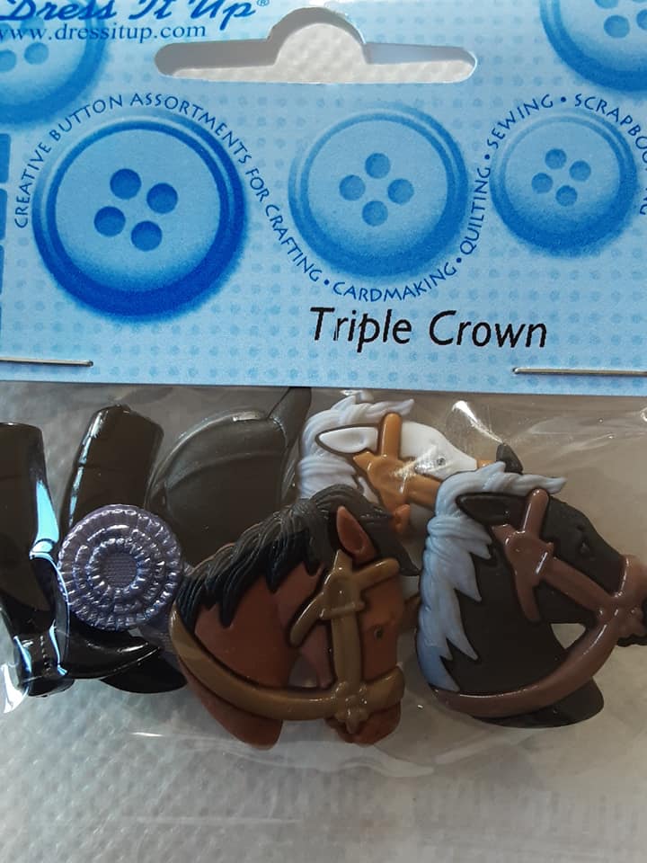 Creative Buttons Triple Crown Buttons