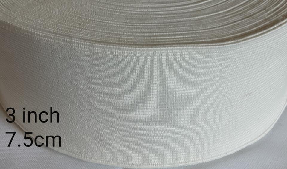 Large Flat Elastic 3"