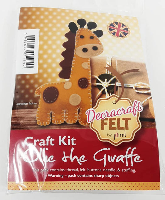 Craft Kit  Ollie the Giraffe