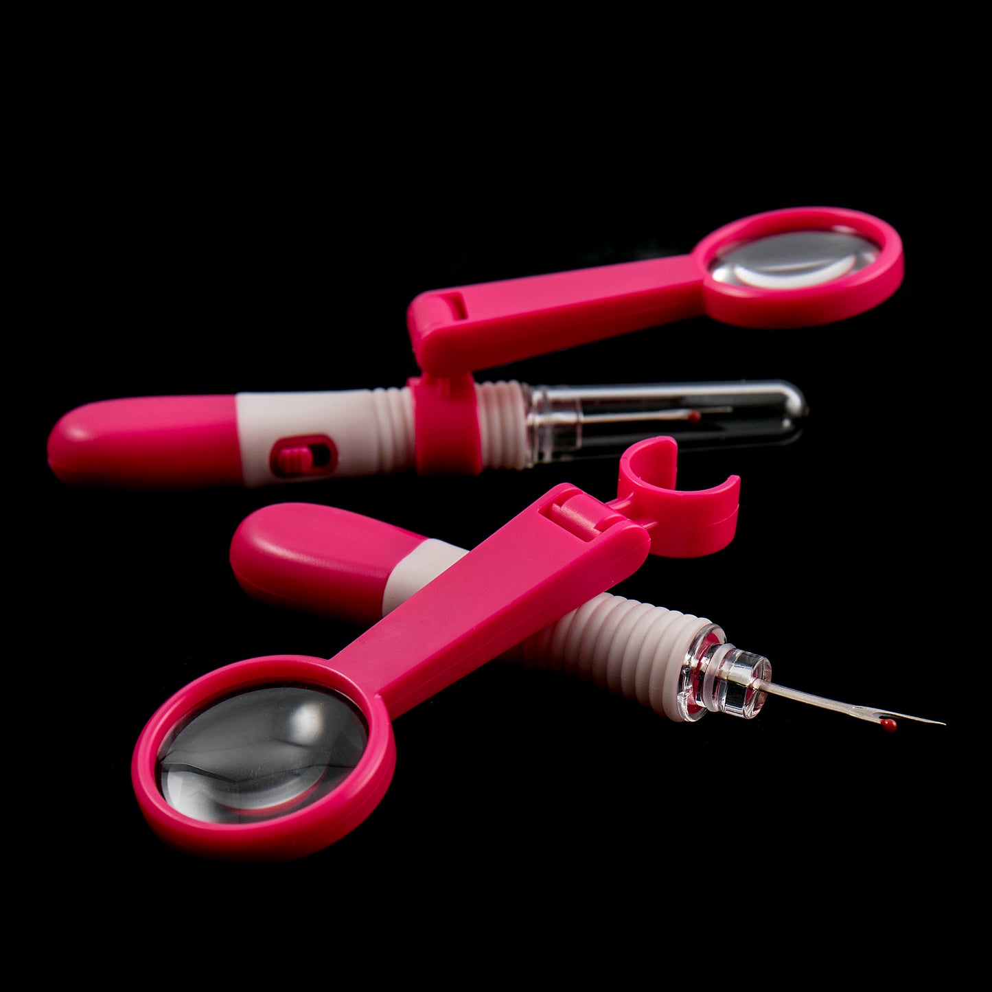LED Seam Rippers with Magnifier
