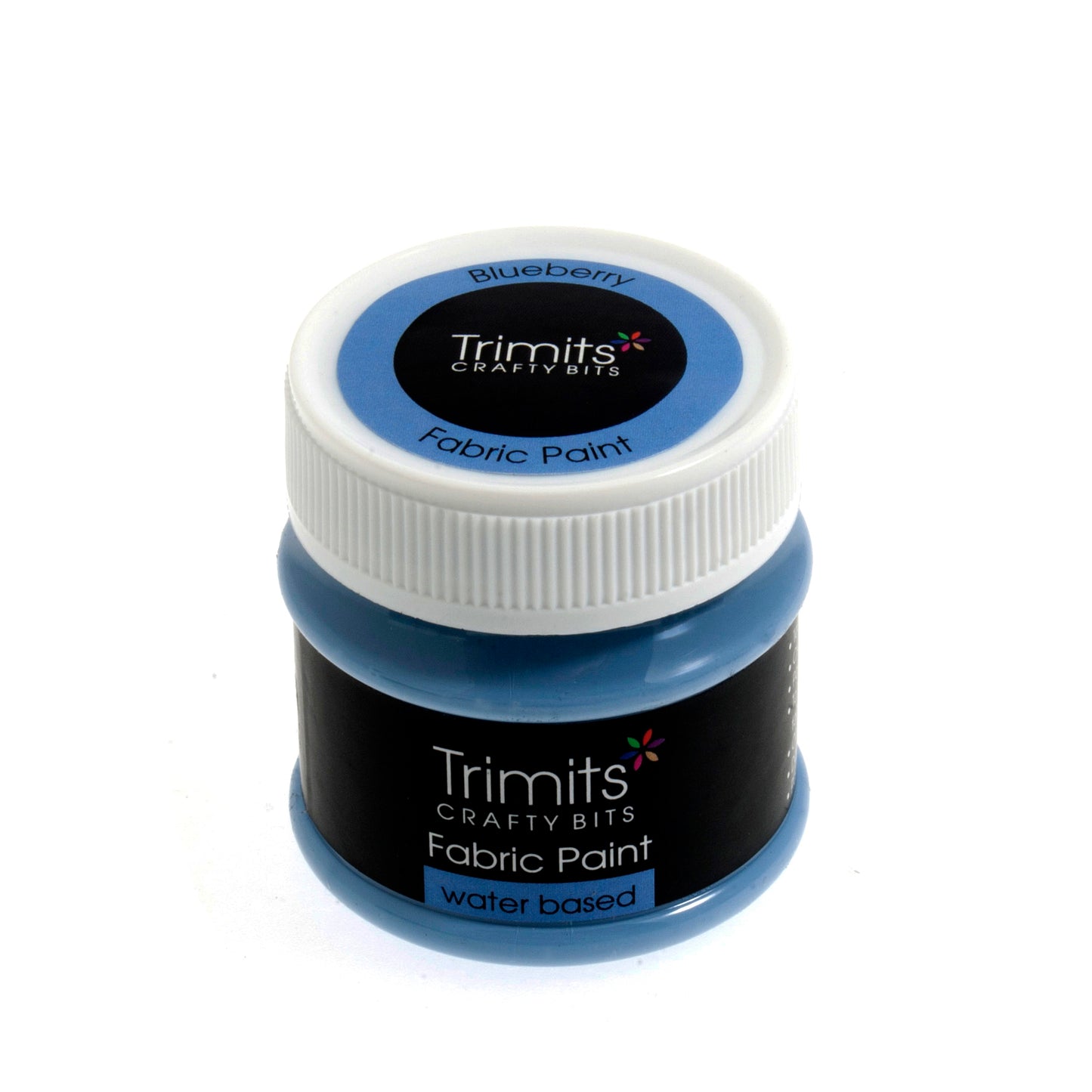Fabric Paint Pot 50ml - Blueberry