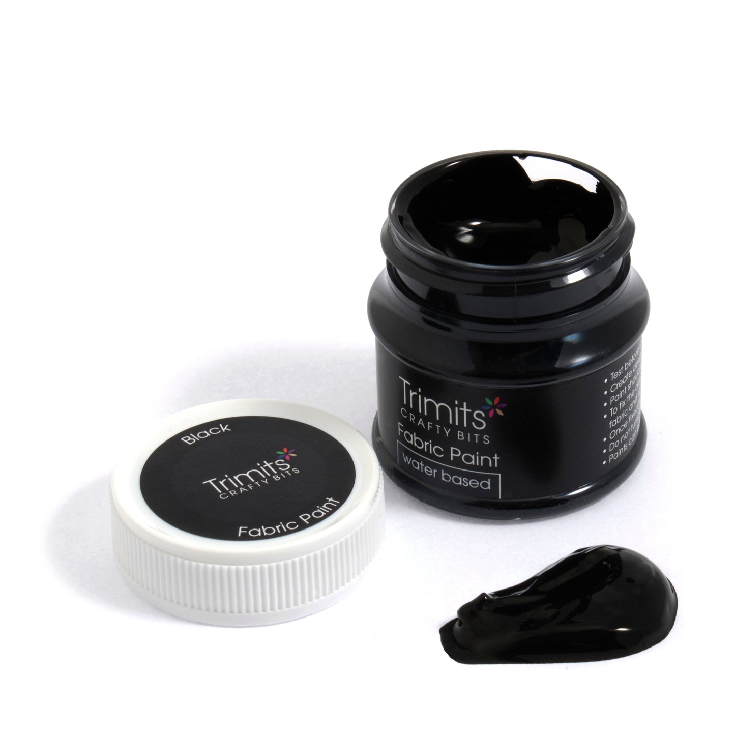 Fabric Paint Pot 50ml - Black