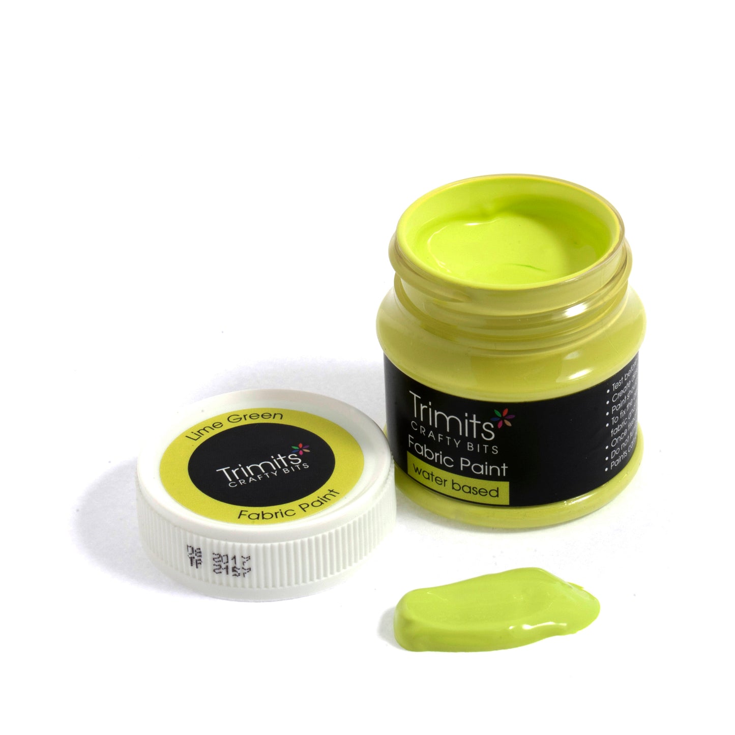Fabric Paint Pot 50ml - Lime Green