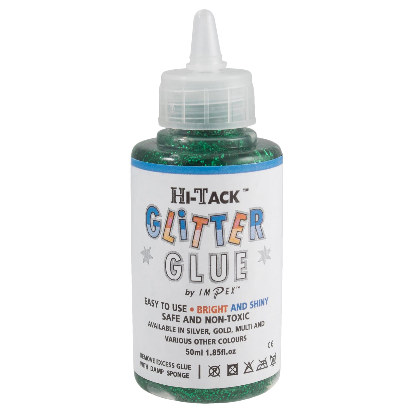 Hi-Tack Glitter Glue: Green: 50ml